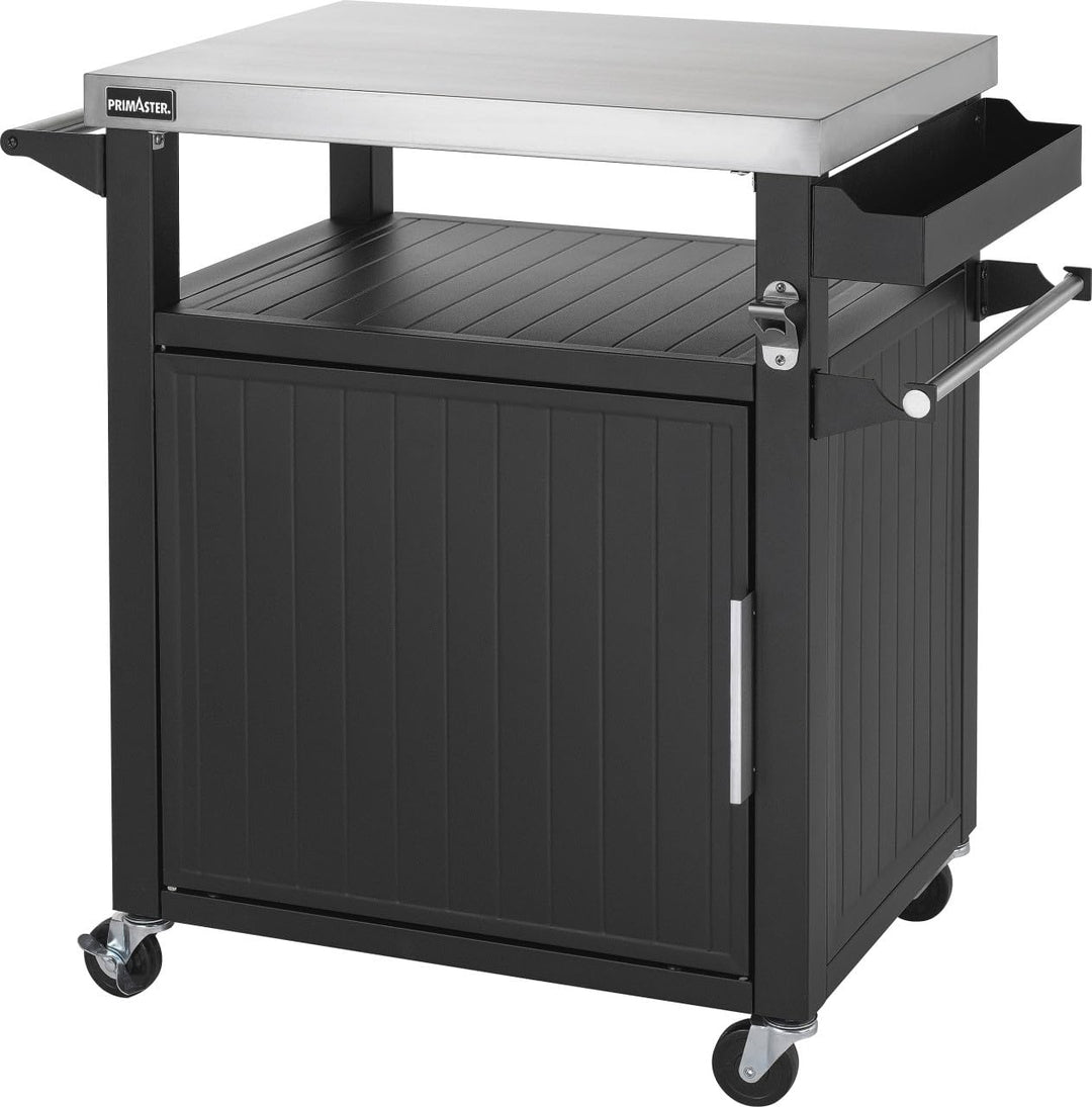 Primaster Grillwagen Napa L Universal 1-türig 90 x 90 cm schwarz Aussenküche