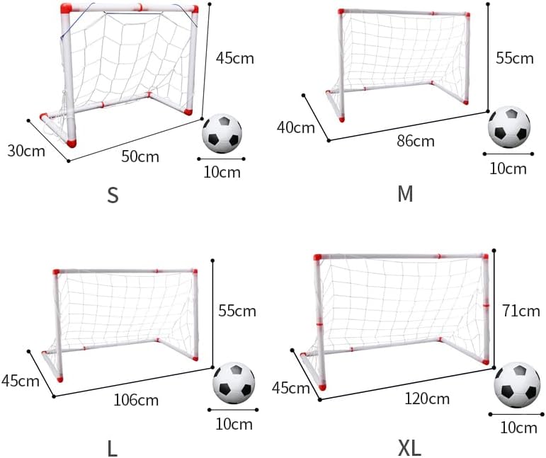 Outdoor Fussballtor Premium Portable Fussballtor Set Portable extra starkes langlebiges Fussballnetz