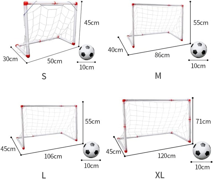 Outdoor Fussballtor Premium Portable Fussballtor Set Portable extra starkes langlebiges Fussballnetz