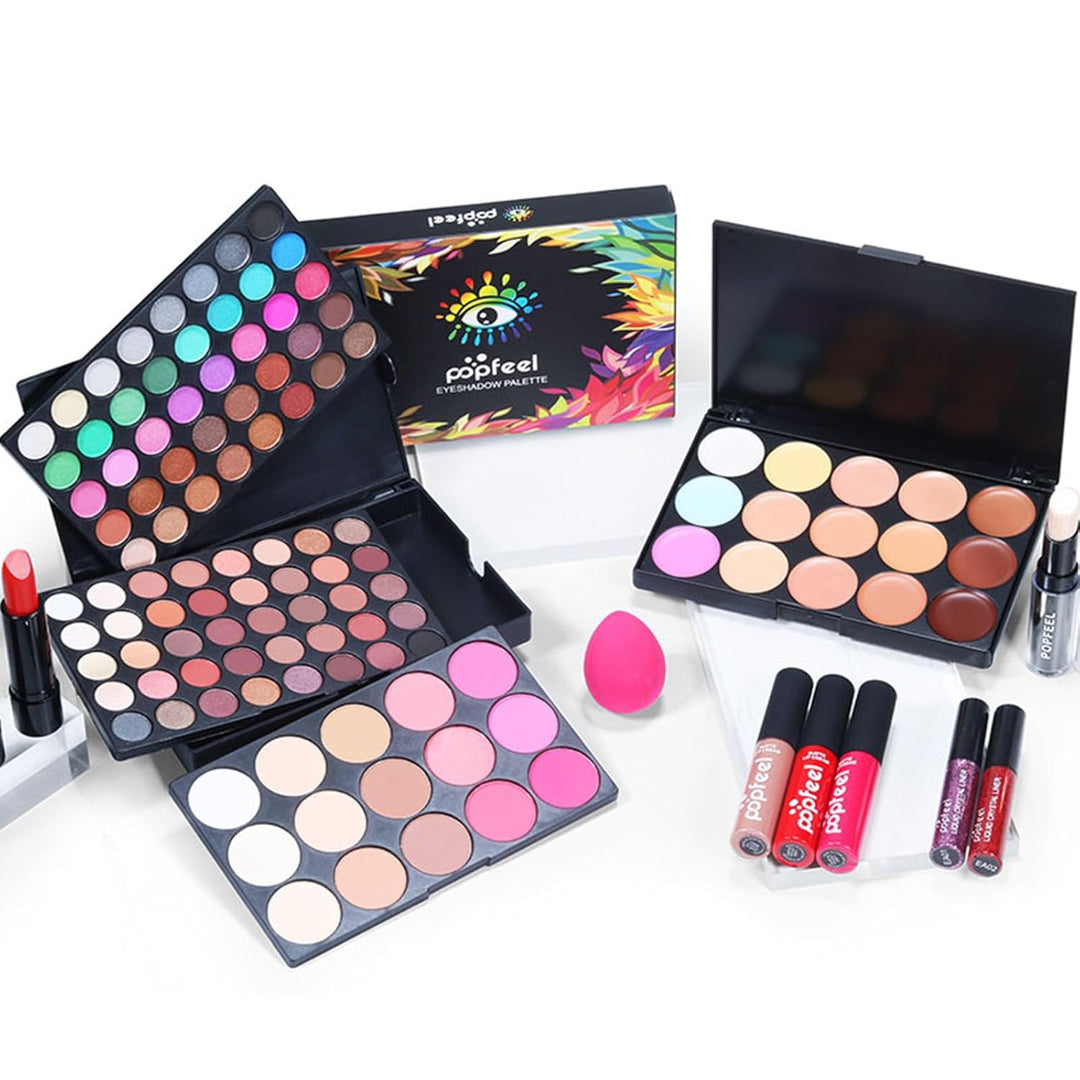 CHSEEO 26 Stück Mehrzweck Make-up-Set All-in-One Make-up-Geschenkset Kosmetik-Palette Starter Kit Li