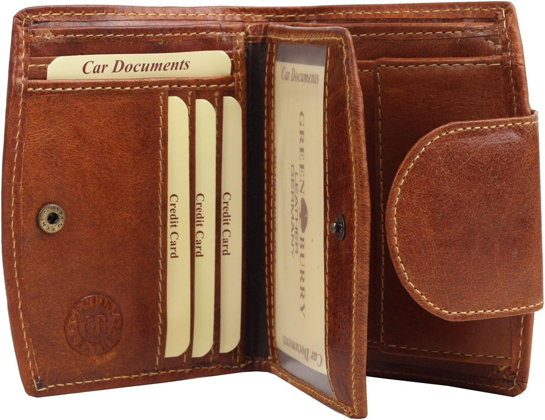 Greenburry Expedition Geldbörse cognac, 532-24