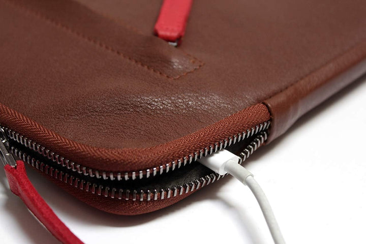 Pack & Smooch Für MacBook Pro 13 / MacBook Air 13 (M1 / M2) Hülle Pflanzlich Gegerbtes Leder Handmad