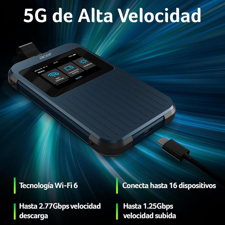 Acer Connect Enduro M3 5G Router (LTE ) | Mobiler WLAN Karte | WiFi 6 | Dual 2.4 & 5.0 GHz | Nano &