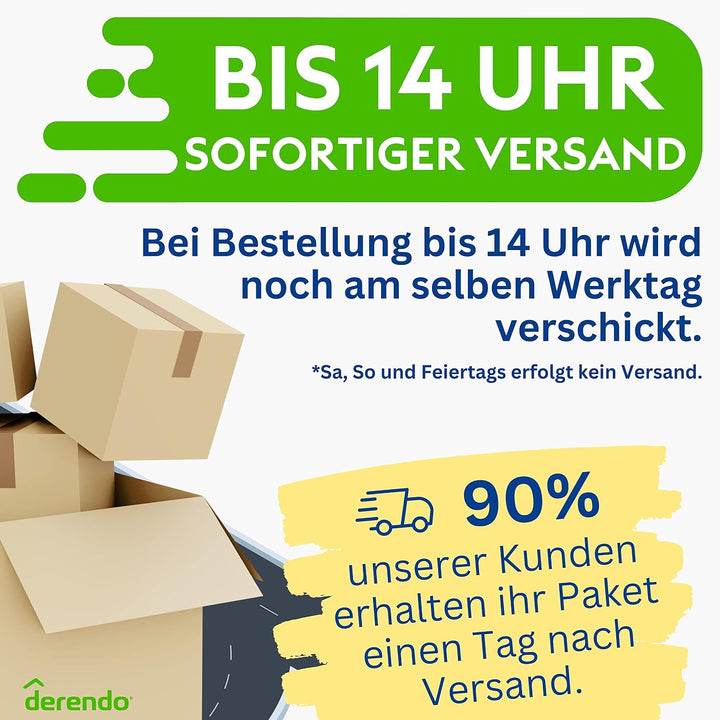 derendo Fassadenfarbe grau 10l mit EXTRA hohem Wetterschutz, matte silikonharzverstärkte Fassaden Fa