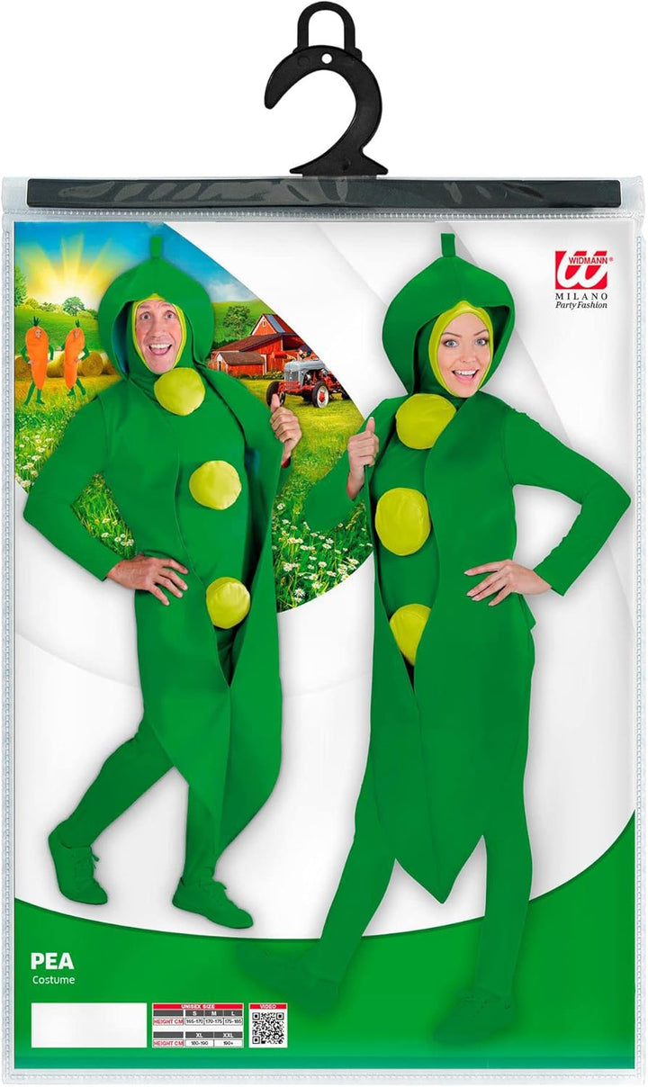 WIDMANN 02873 COSTUME PISELLO ORTAGGIO VERDURA M/L #0287, L