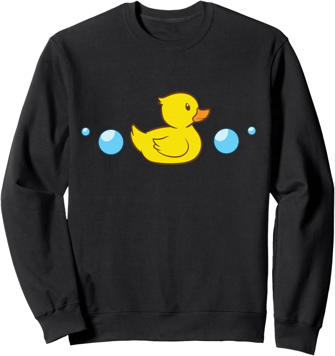 Süsse Gummi-Ente im Wasser Liebe Gummiente Sweatshirt