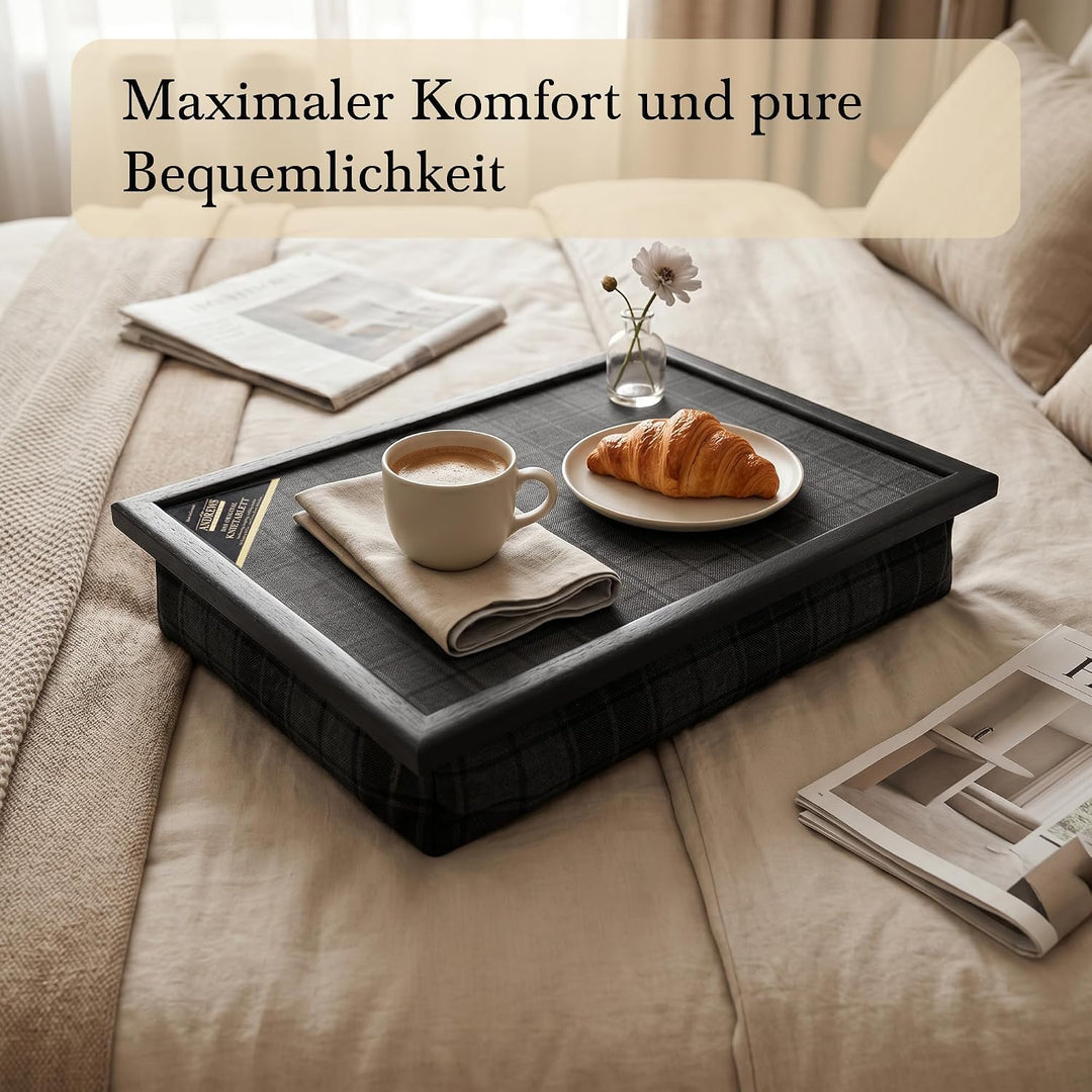 Andrews Living Kariertes Knietablett: Allover-Schottenkaro (Grey Highlander) Grey Highlander 1 Stück