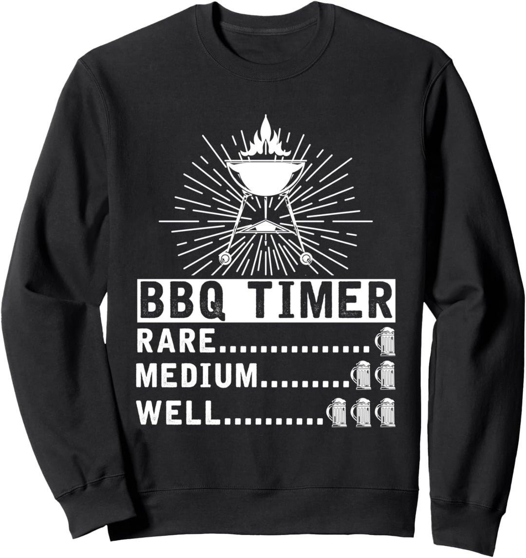 Grillmeister Barbecue BBQ Party Lustiges Grillen Sweatshirt