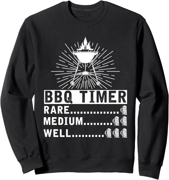 Grillmeister Barbecue BBQ Party Lustiges Grillen Sweatshirt