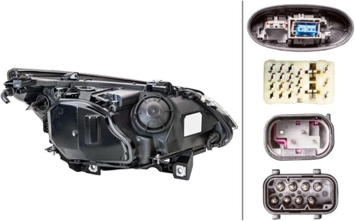 HELLA 1EL 163 073-011 Bi-Xenon/Halogen-Hauptscheinwerfer - links - für u.a. BMW 5 (E60) Links mit Ku