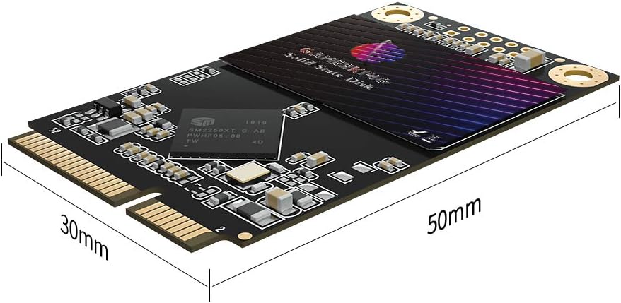 GamerKing SSD Msata 512GB internes Solid State Drive für Desktop-Laptops SATA III 6 Gb/s 1TB 256gb 1