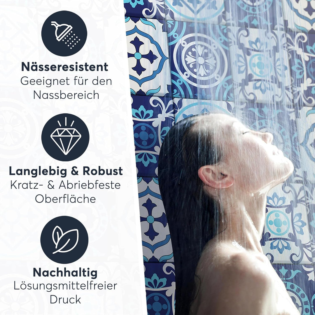 CREATISTO Mosaik Klebefliesen Stickerfliesen Fliesenfolie - Selbstklebende Fliesen Folie I Stickerfl