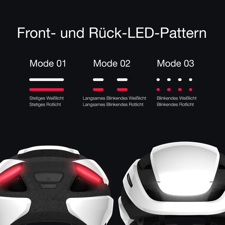 Lumos Ultra Smart-Helm | Fahrradhelm | Vorder- und Rücklicht (LED) | Blinker | Bremslichter | Blueto