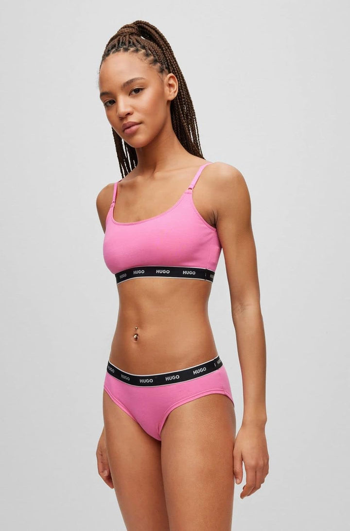 HUGO Damen Triplet Brief Stripe Brief XL Open Miscellaneous977, XL Open Miscellaneous977