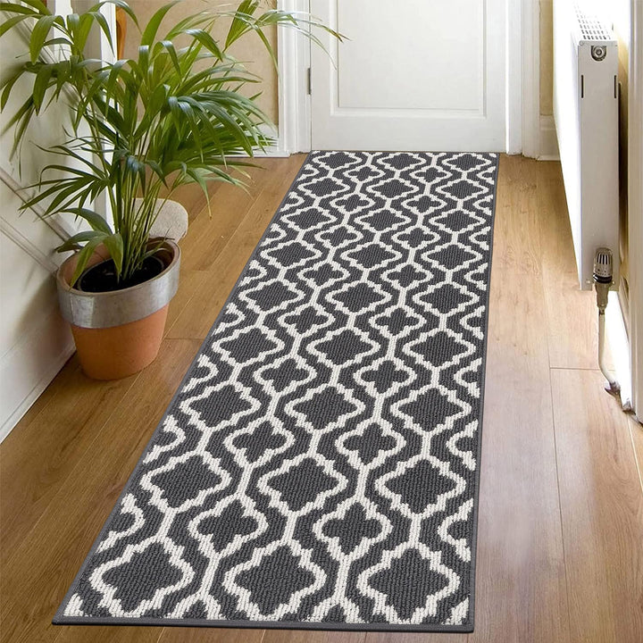 SHACOS Läufer Teppich 50x150 cm Läufer Flur rutschfest Teppichläufer Küchenteppich Waschbar Flur Tep
