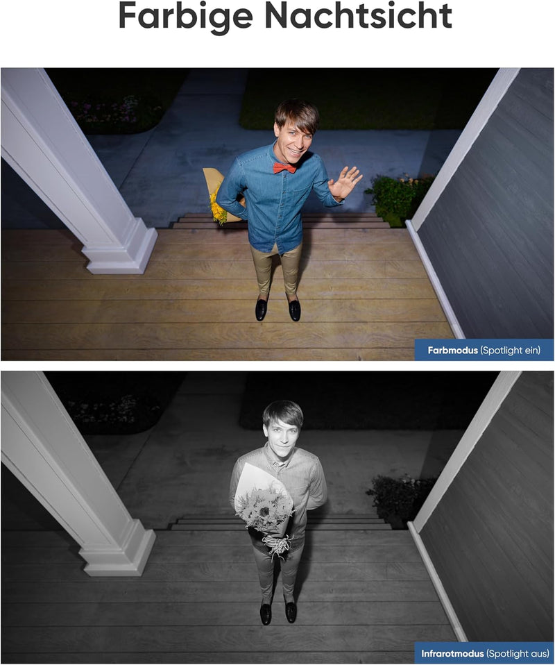 eufy Security eufyCam 2C, kabellose Überwachungskamera aussen, 180 Tage Akku, HD 1080p, IP67 wetterf