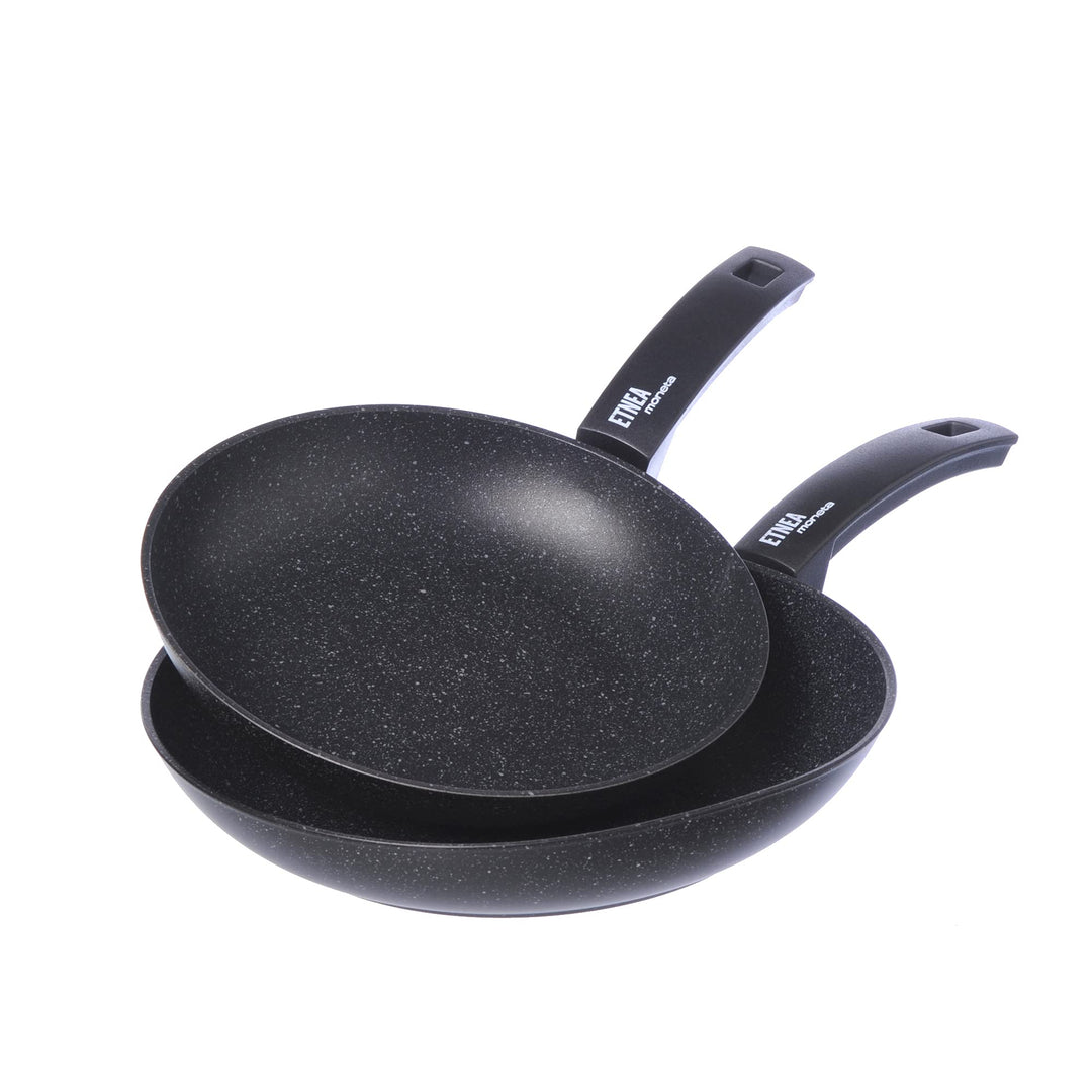 Moneta Etnea Evolution Pfannenset 24-28 cm, auch für Induktion, 100% Made in Italy, für Induktion