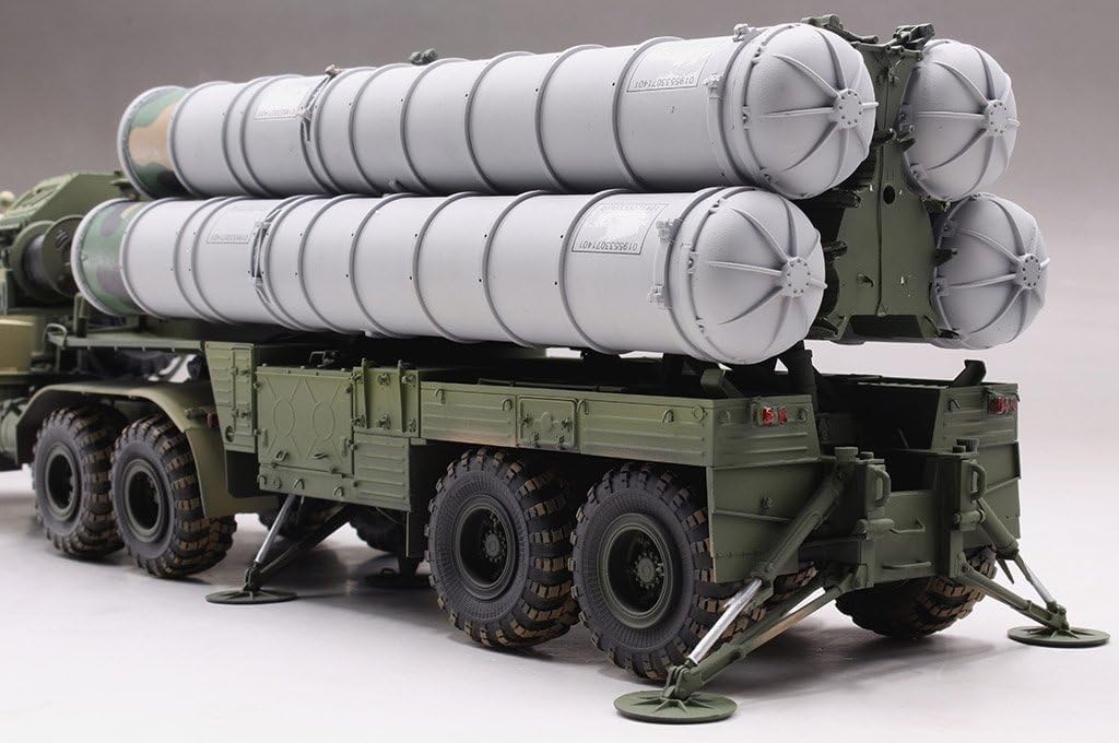 Hobby Boss 385511 Russian KrAZ-260B Trctor w S-300PMU 1/35 KrAZ-260 B mit 5P85TE Tel Modellbausatz,