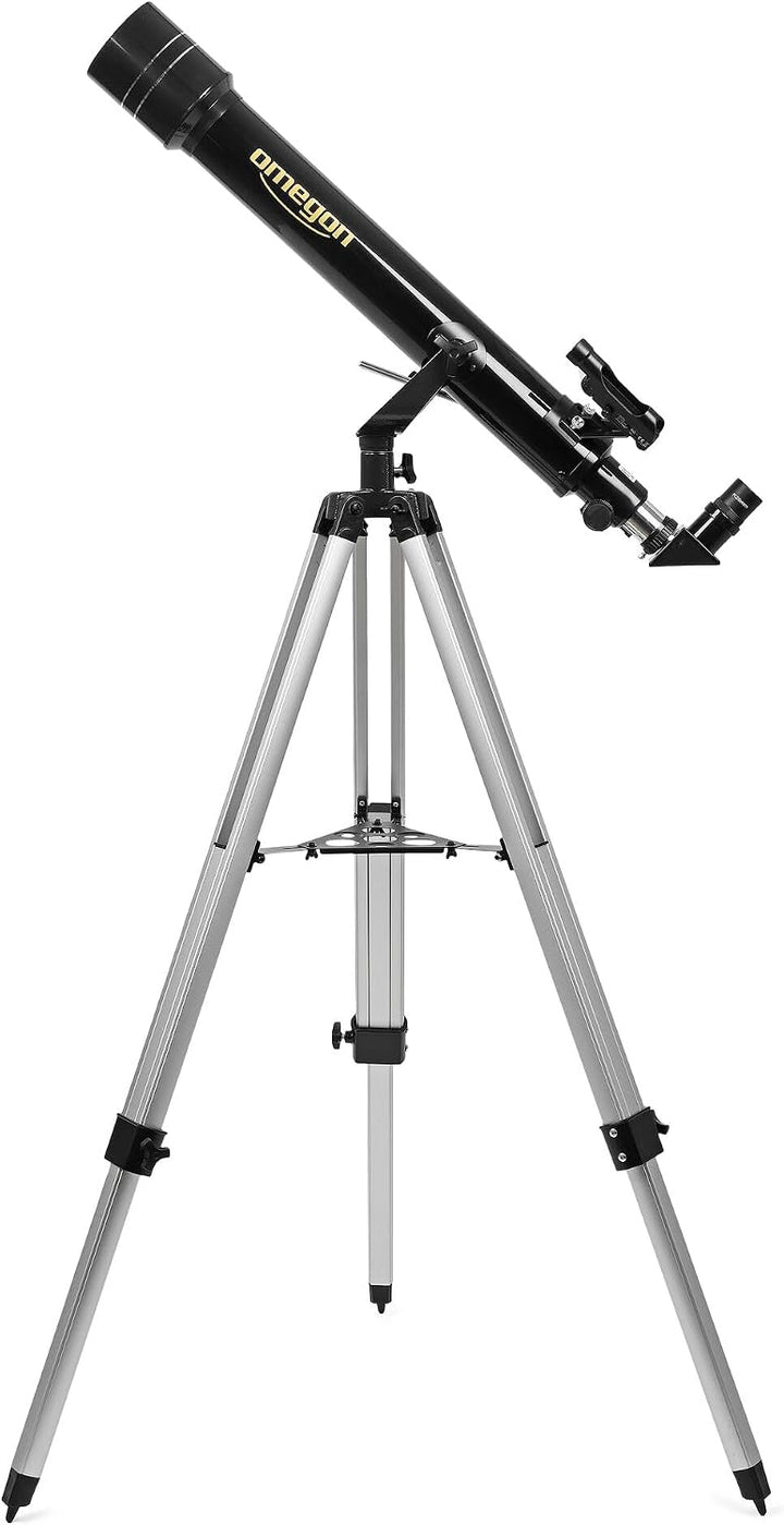 Omegon Teleskop AC 70/700 AZ-2 | Achromatischer Refraktor | leicht & vielseitig | ideales Einsteiger