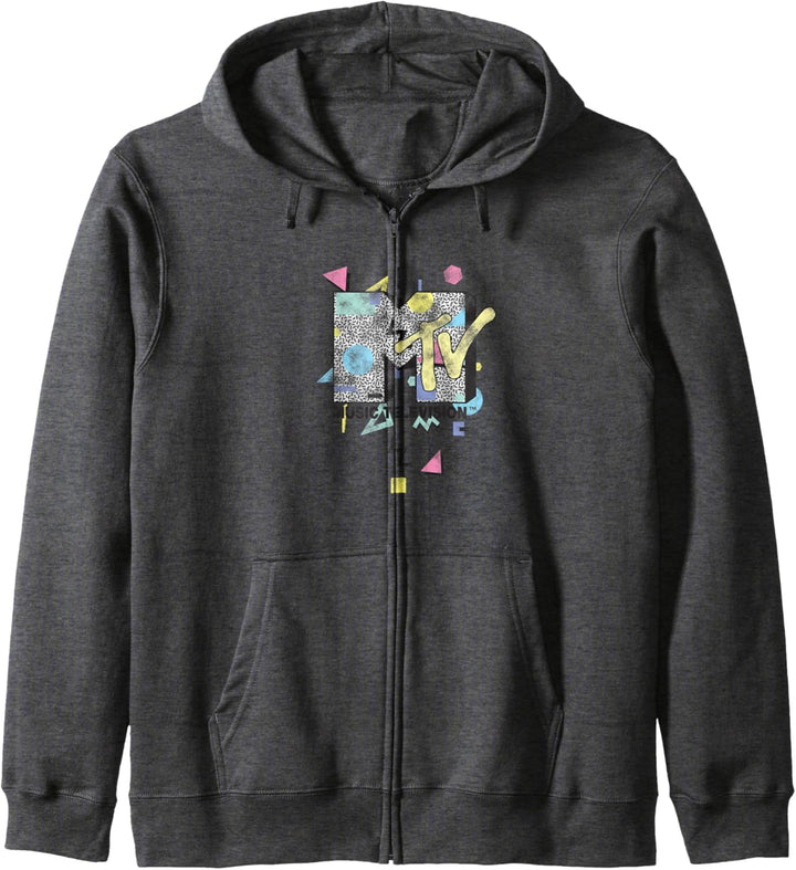 MTV 90's Colorful Art Style Logo Kapuzenjacke