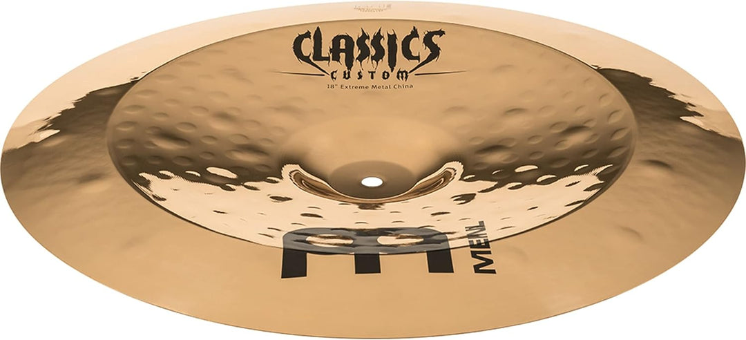 Meinl Cymbals Classics Custom Extreme Metal China 18 Zoll (Video) Schlagzeug Becken (45,72cm) B12 Br