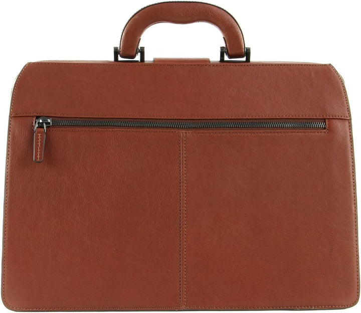 Piquadro Black Square Aktentasche Leder 37 cm Cuoio Tabacco, Cuoio Tabacco