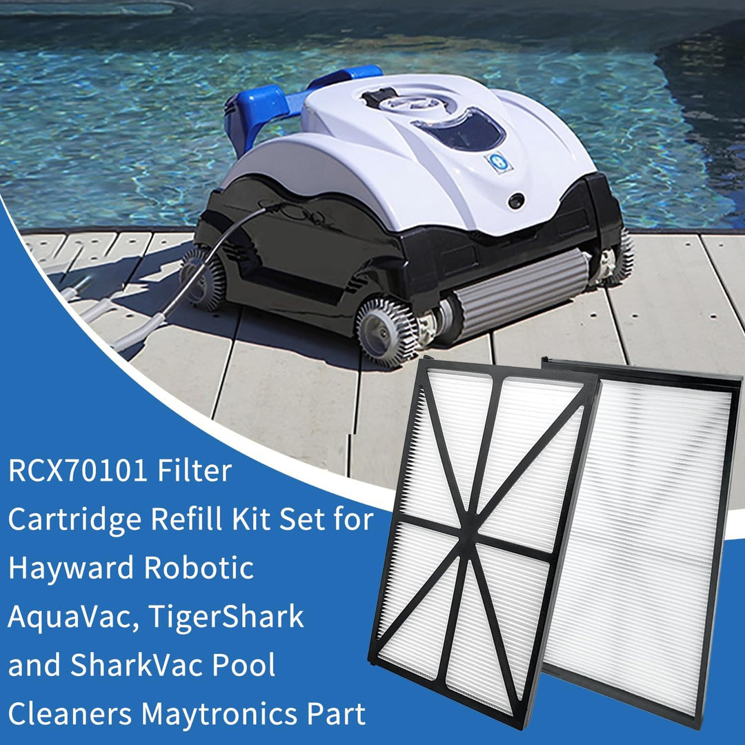 deawater RCX70101 Filterkartuschen, Nachfüllset für Hayward Robotic AquaVac, TigerShark und SharkVac
