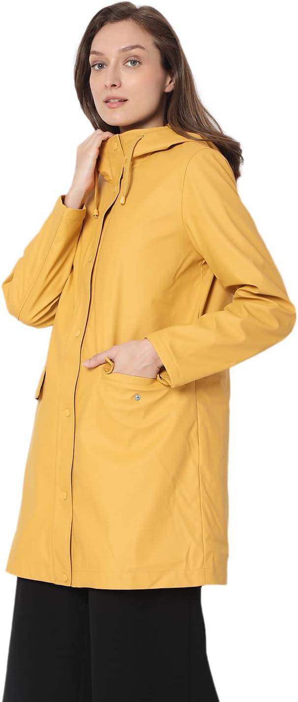 VERO MODA Female Jacke VMASTA Regenmantel S Amber Gold, S Amber Gold