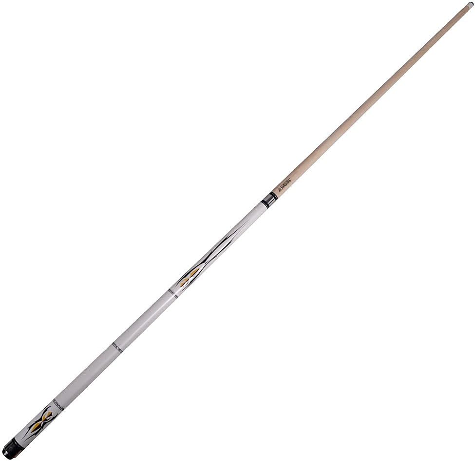 DHOLE CUESOUL 58 "2 Piece Maple Billiard Queue 19 Unzen white+CASE 11.5mm, white+CASE 11.5mm
