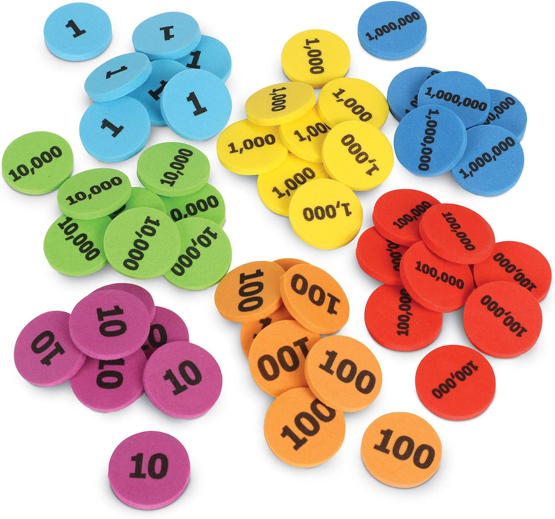 Learning Resources Stellenwert-Spielscheiben Einzeln, Einzeln