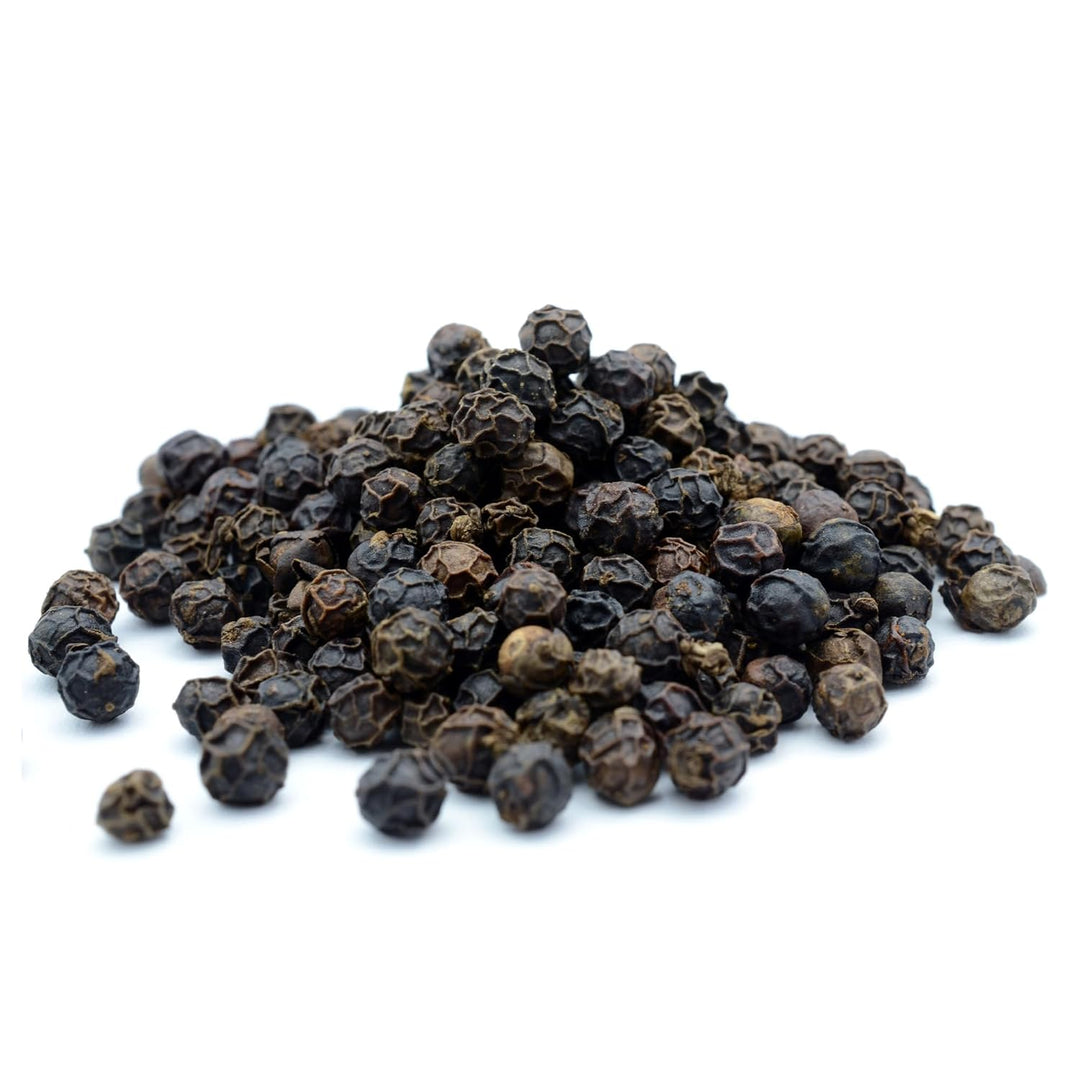 Spicy Welt Schwarzer Pfeffer Ganz (500g) – Pfefferkörner | Ungemahlener Schwarzer Pfeffer | für Pfef