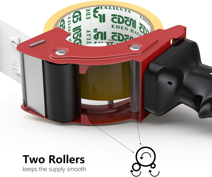 Handheld Klebebandabroller, mit extra Klinge Verpackung Karton Cutter, Paketklebeband Paketbandabrol