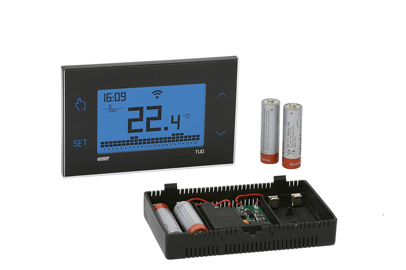 VEMER VE788600 TUO WiFi Batterie - Thermostat Heizung Smart Home, WLAN Raumthermostat, Wochenprogram