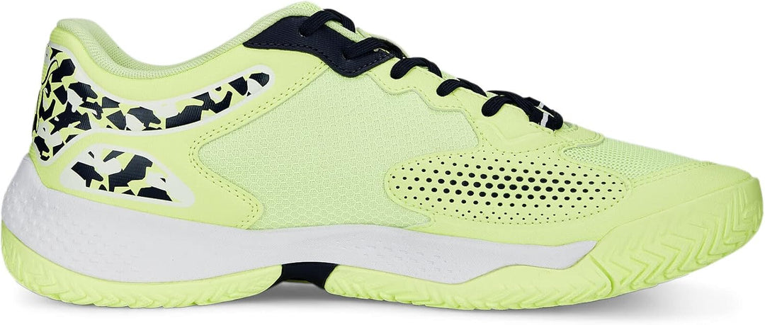 PUMA Herren Solarcourt RCT Fussballschuh 40 EU Fast Yellow Puma Navy Puma White, 40 EU Fast Yellow P