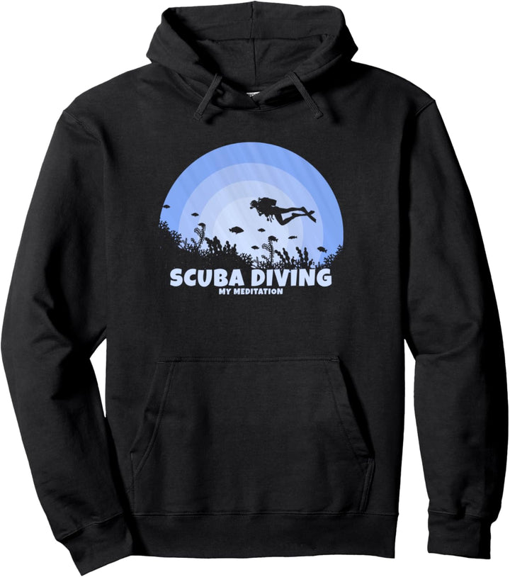 Tauchen Meine Meditation - Scuba Diver Pullover Hoodie