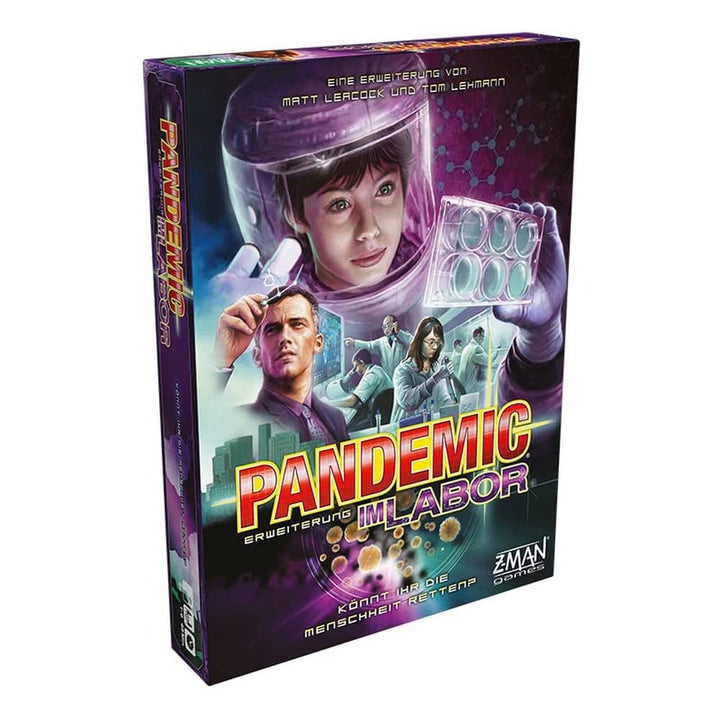 ZMan, Pandemic – Im Labor, Erweiterung, Kennerspiel, Brettspiel, 1-6 Spieler, Ab 8+ Jahren, 40+ Minu