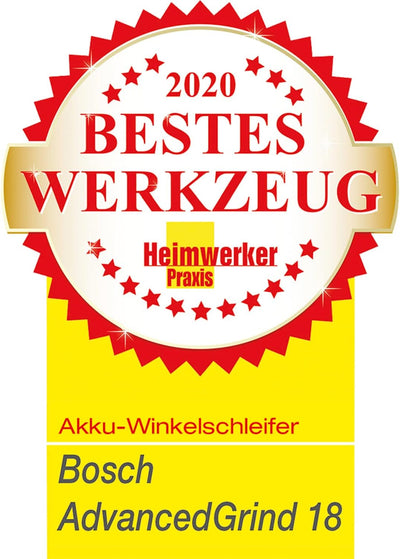 Bosch Winkelschleifer AdvancedGrind 18 (ohne Akku, 18 Volt System, Scheiben-Ø: 125 mm, im Karton), 1