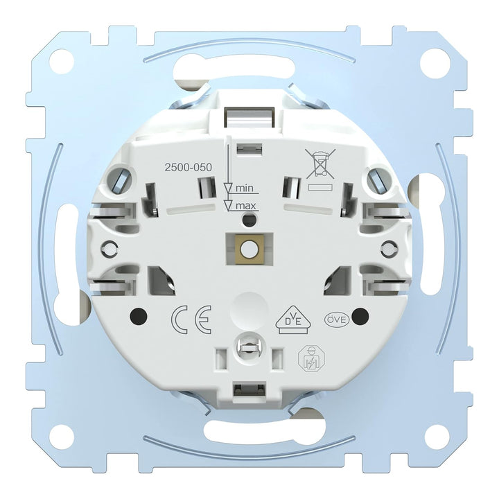 Schneider Electric Merten MEG5134-0000 - Universal Drehdimmer Unterputz Dimmschalter - 4-400 W - Pha