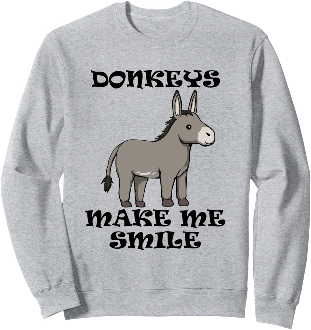 Baby Esel machen mich lächeln Sweatshirt
