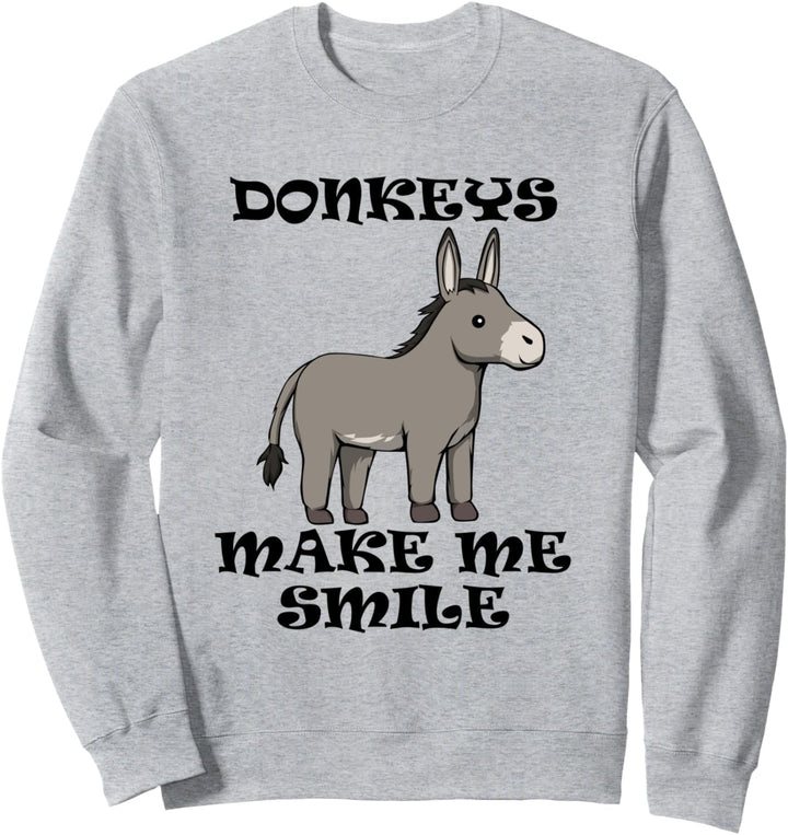 Baby Esel machen mich lächeln Sweatshirt