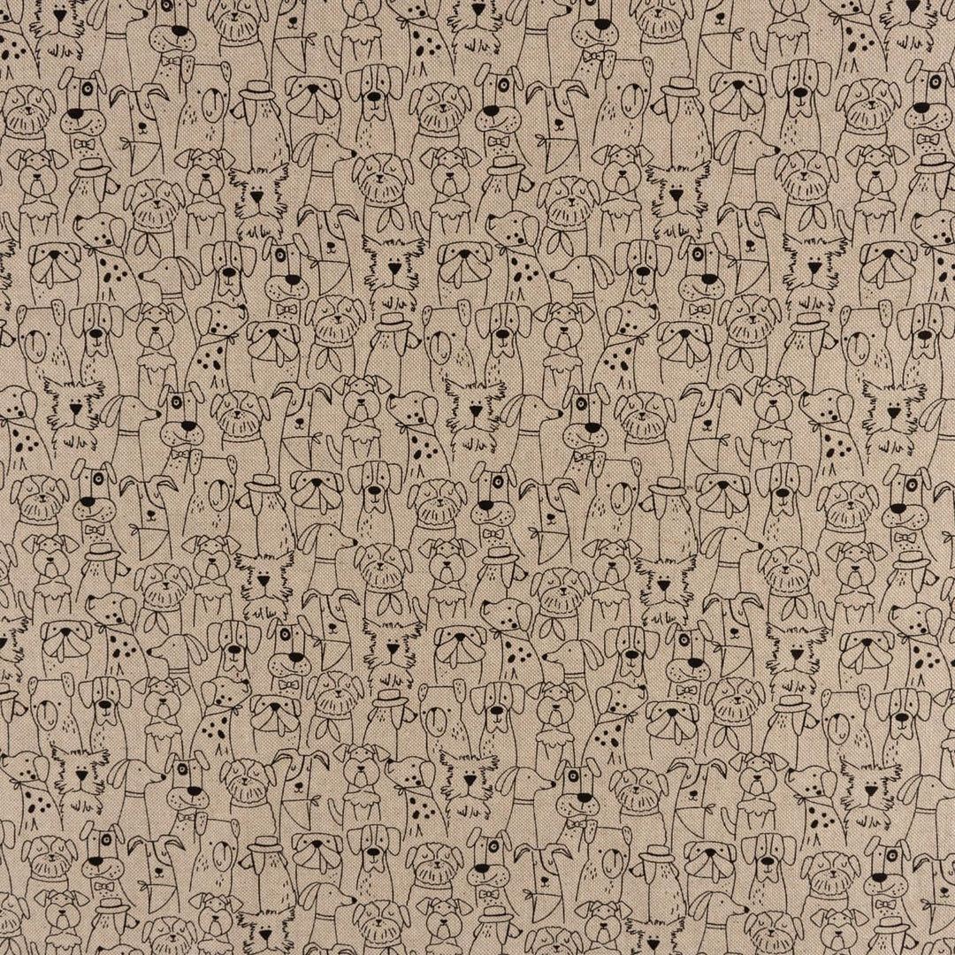 SCHÖNER LEBEN. Zugluftstopper Dog Cartoon Line Hunde div. Grössen, Auswahl:120cm Länge ca. 120x15x15