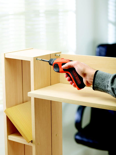 Black+Decker Li-Ion Kompakt-/ Akku-Schrauber (3,6V 1,5Ah, automatische Spindelarretierung, 5Nm Drehm