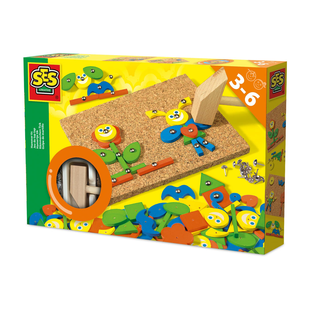 SES Hamertje Tik Fantasie (00926), Kreatives Bastelset, für Kinder ab 3 Jahren