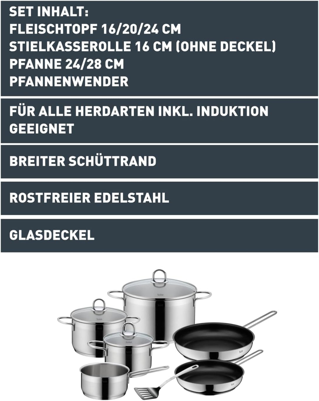WMF Silit 7tlg. Starter-Set Diamant