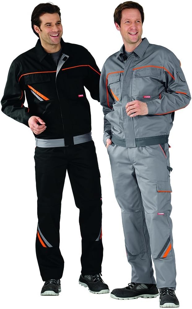 Planam Grösse 66 Herren Visline V2 Bundjacke zink orange schiefer Modell 2480