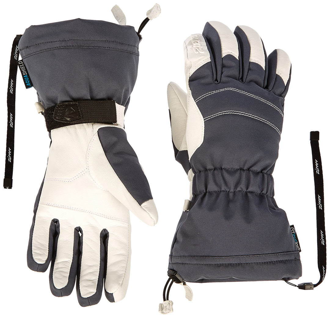 Ziener Damen Kilata Ski-Handschuhe/Wintersport | wasserdicht, Wolle, Freeride 6.5 Ombre, 6.5 Ombre