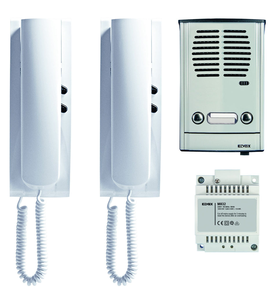 Kit Türsprechanlage 2 Fam ELVOX 885E Aussenbeleuchtung