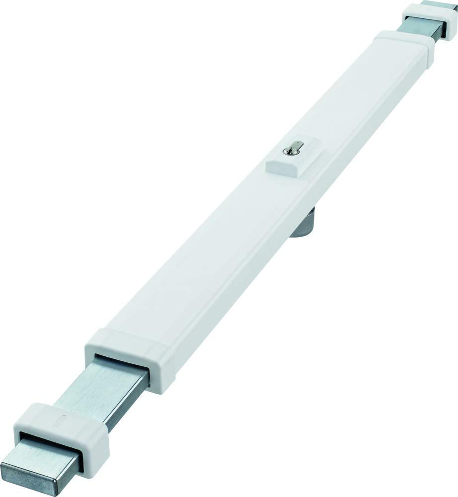 ABUS PR2800 Panzerriegel ohne Schliesszylinder (735-980mm, Weiss)