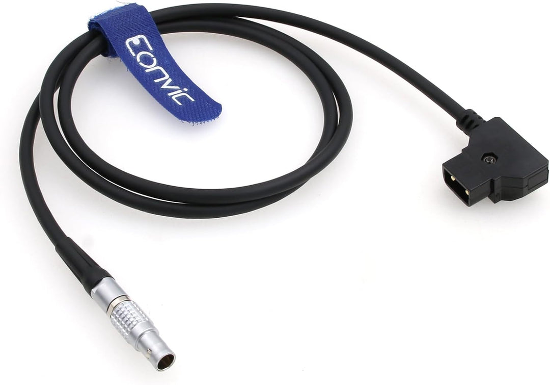 EONVIC D-TAP to 2Pin Terradek ARRI RED Paralinx Preston Power Cable (2Pin Cable 1M), 2Pin Cable 1M