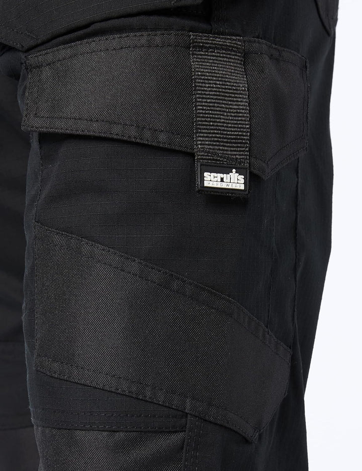 Scruffs Unisex Ripstop-Hose Arbeitshose 30 Schwarz, 30 Schwarz